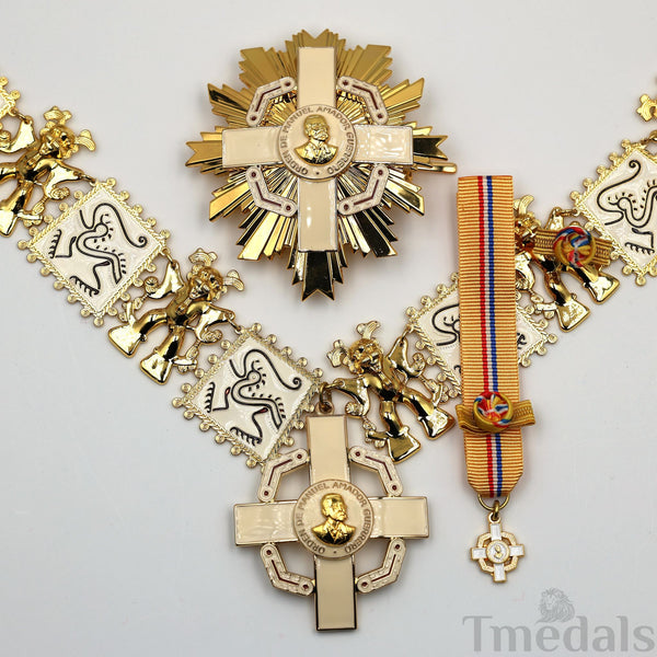 Panama Order of Manuel Amador Guerrero Grand Cross Collar Star Badge Original