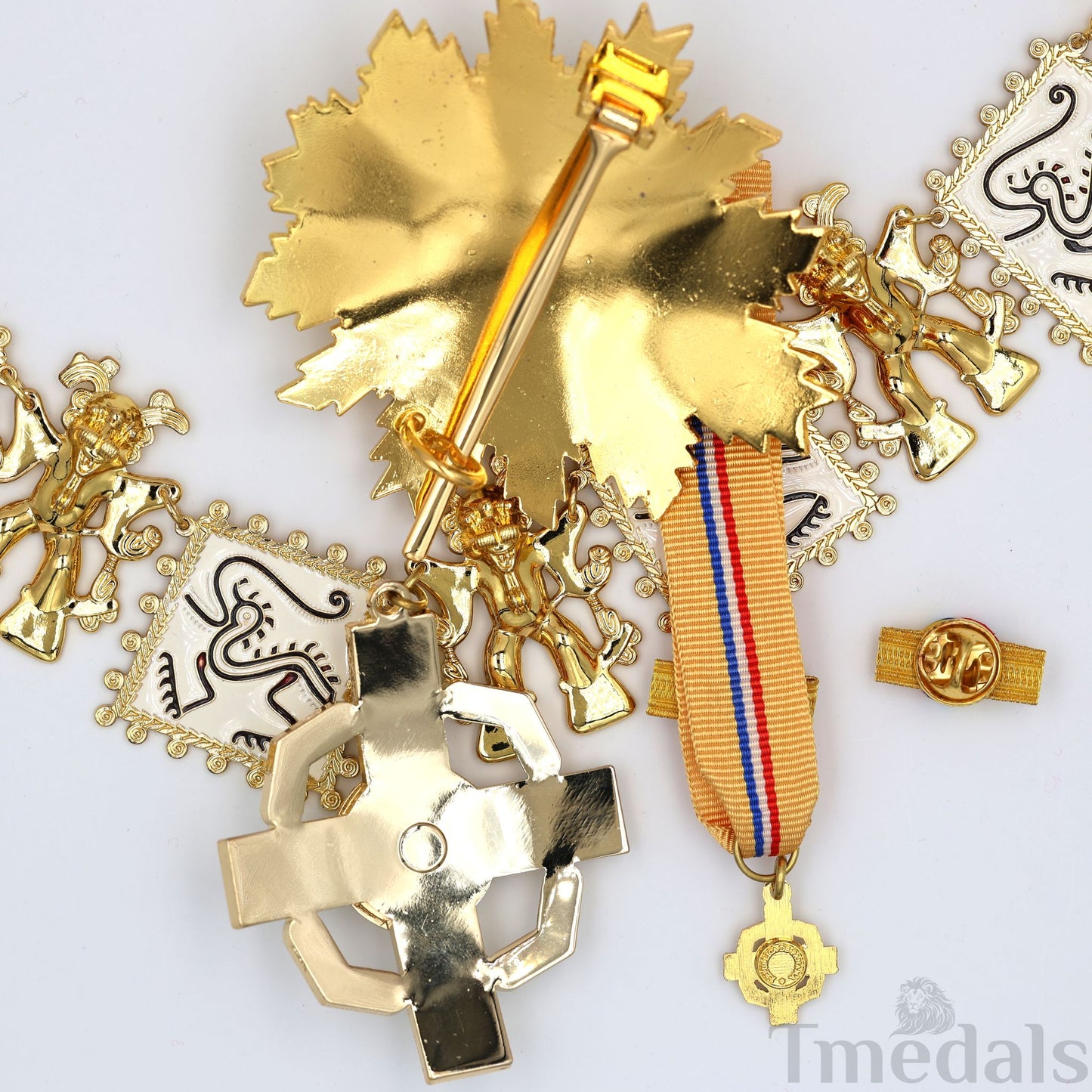 Panama Order of Manuel Amador Guerrero Grand Cross Collar Star Badge Original