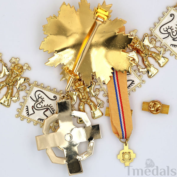 Panama Order of Manuel Amador Guerrero Grand Cross Collar Star Badge Original