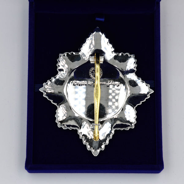 Cased British Royal Order of the Garter Star Badge Medal Order – Museum Replica Collectible