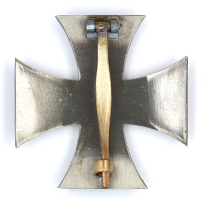 German WW1 Iron Cross 1st Class 1914 – Vaulted Solid Brass Pin-Back Replica