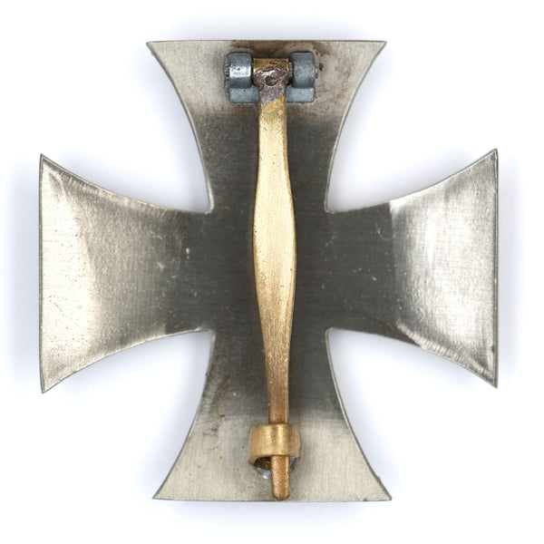 German WW1 Iron Cross 1st Class 1914 – Vaulted Solid Brass Pin-Back Replica