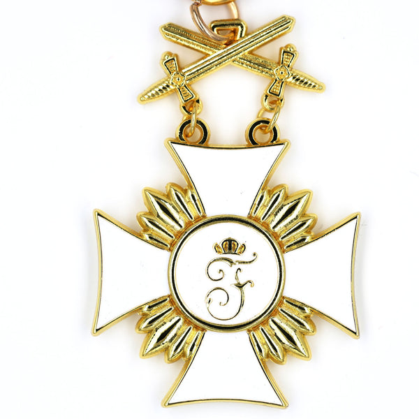 WW1 German Friedrich Order with Swords 1st Class (Württemberg) with ribbon