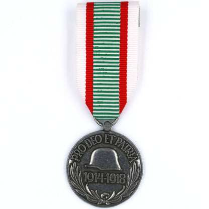 Hungary WWI Commemorative Medal 1914-1918 “Pro Deo et Patria” Ribbon - Replica