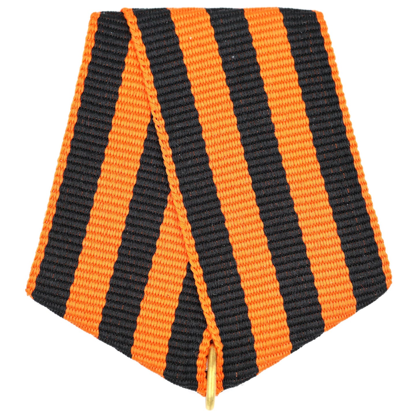 Imperial Russian St George Medal Ribbon Bow Mount Black Orange Replica