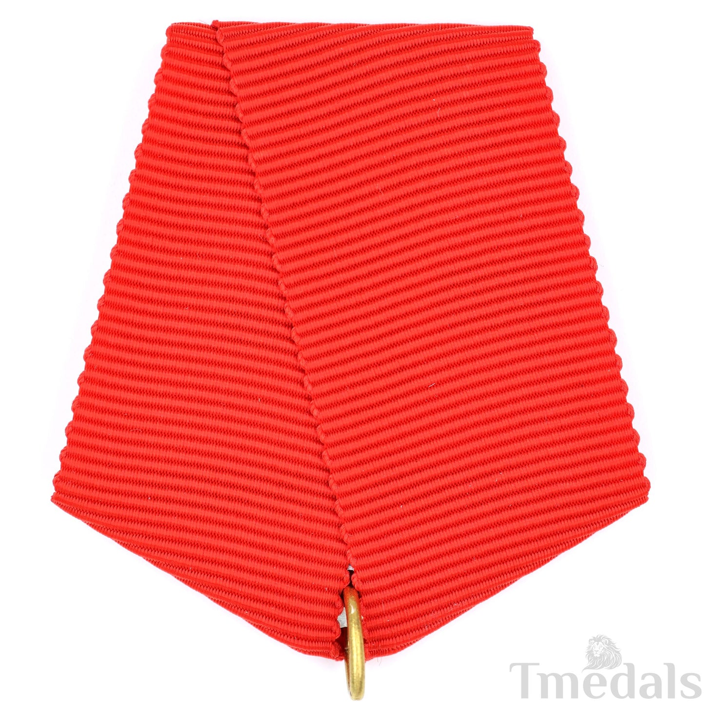 Imperial Russian Empire Red Medal Ribbon Bow with St George Edge Replica Mount