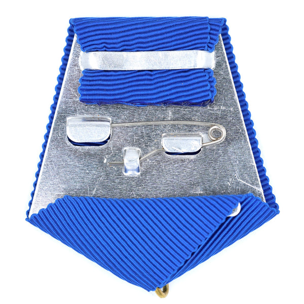 Imperial Russian Dark Blue Medal Ribbon Bow Mount Replica Suspension