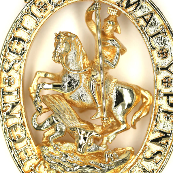 British Order of the Garter “Lesser George” St George Neck Badge Ribbon Replica