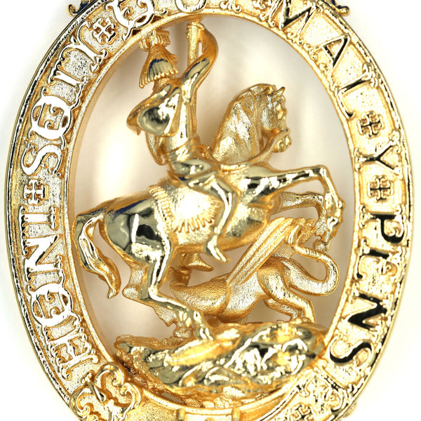 British Order of the Garter “Lesser George” St George Neck Badge Ribbon Replica