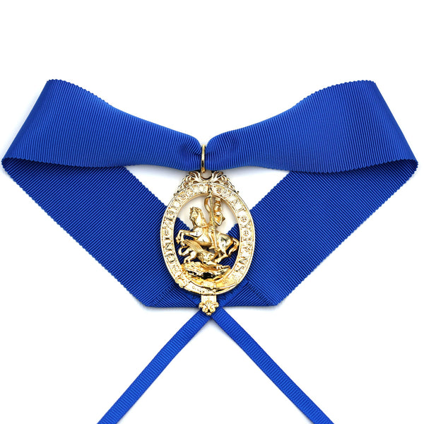 British Order of the Garter “Lesser George” St George Neck Badge Ribbon Replica