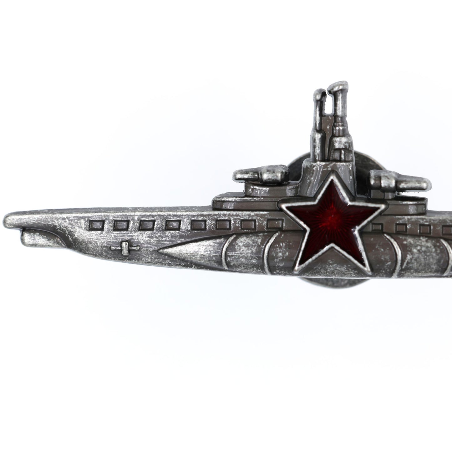 USSR Soviet Navy CCCP Submarine Commander Qualification Badge Screwback Repro Replica