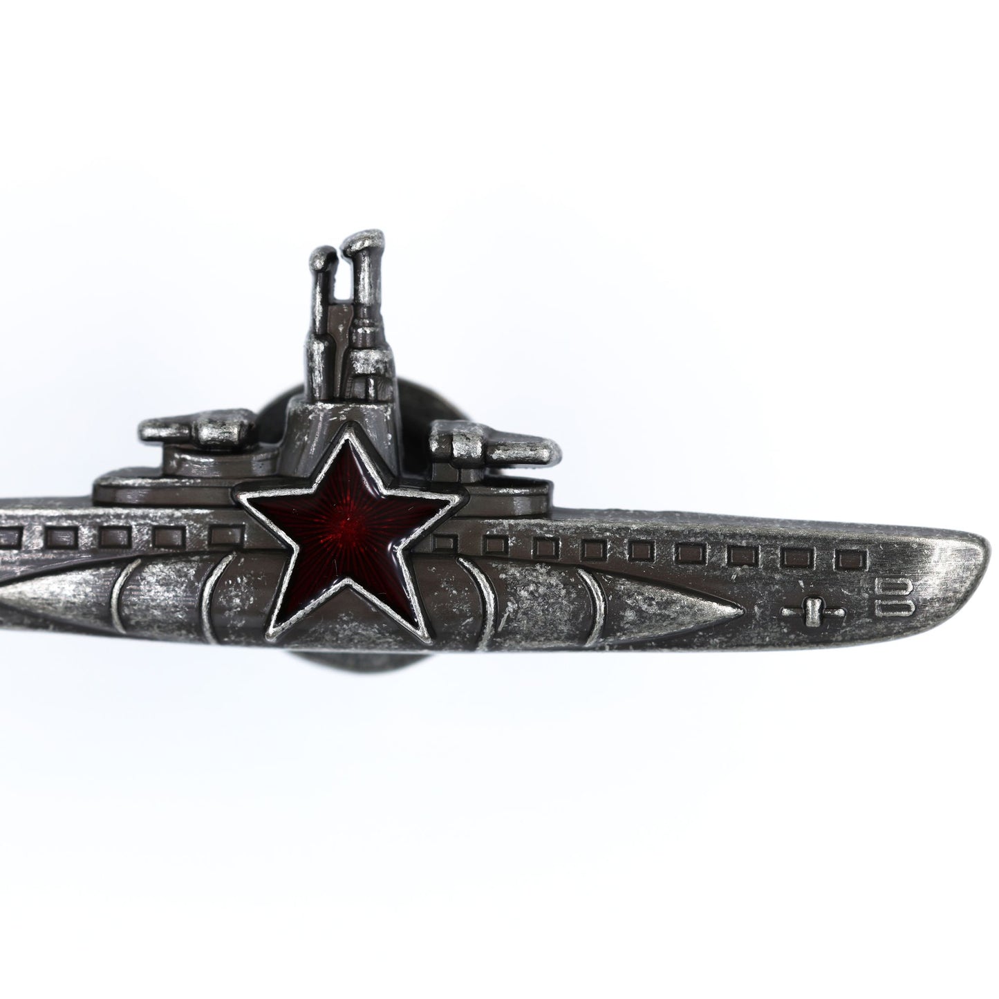 USSR Soviet Navy CCCP Submarine Commander Qualification Badge Screwback Repro Replica