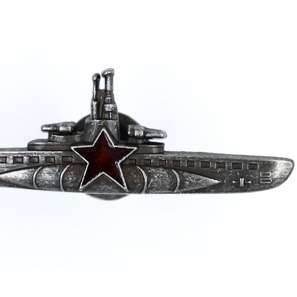 USSR Soviet Navy CCCP Submarine Commander Qualification Badge Screwback Repro Replica