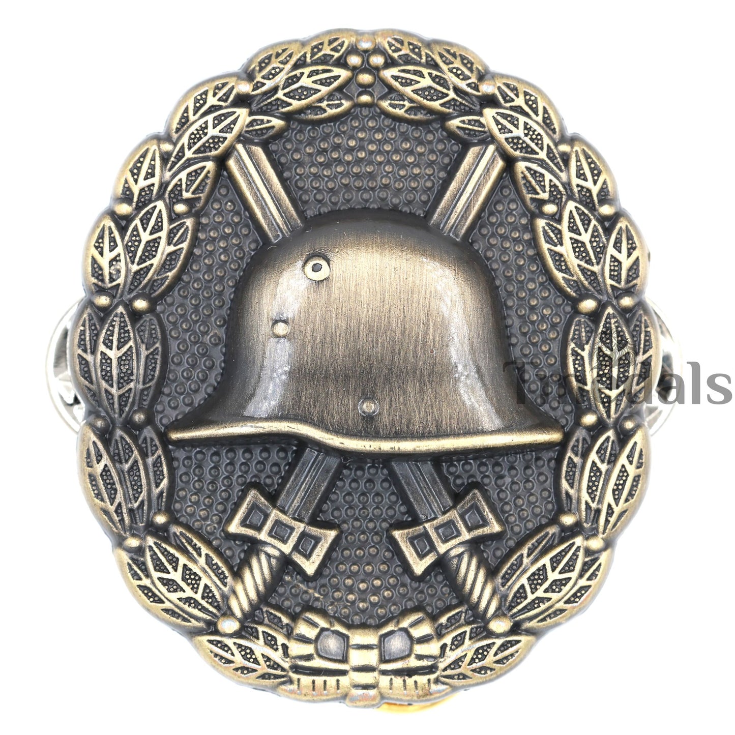 WWI German Wound Badge Gold Grade Reproduction Pinback – Display Collectible