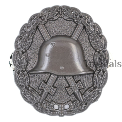 WWI German Wound Badge Black (Verwundetenabzeichen) Reproduction Pinback