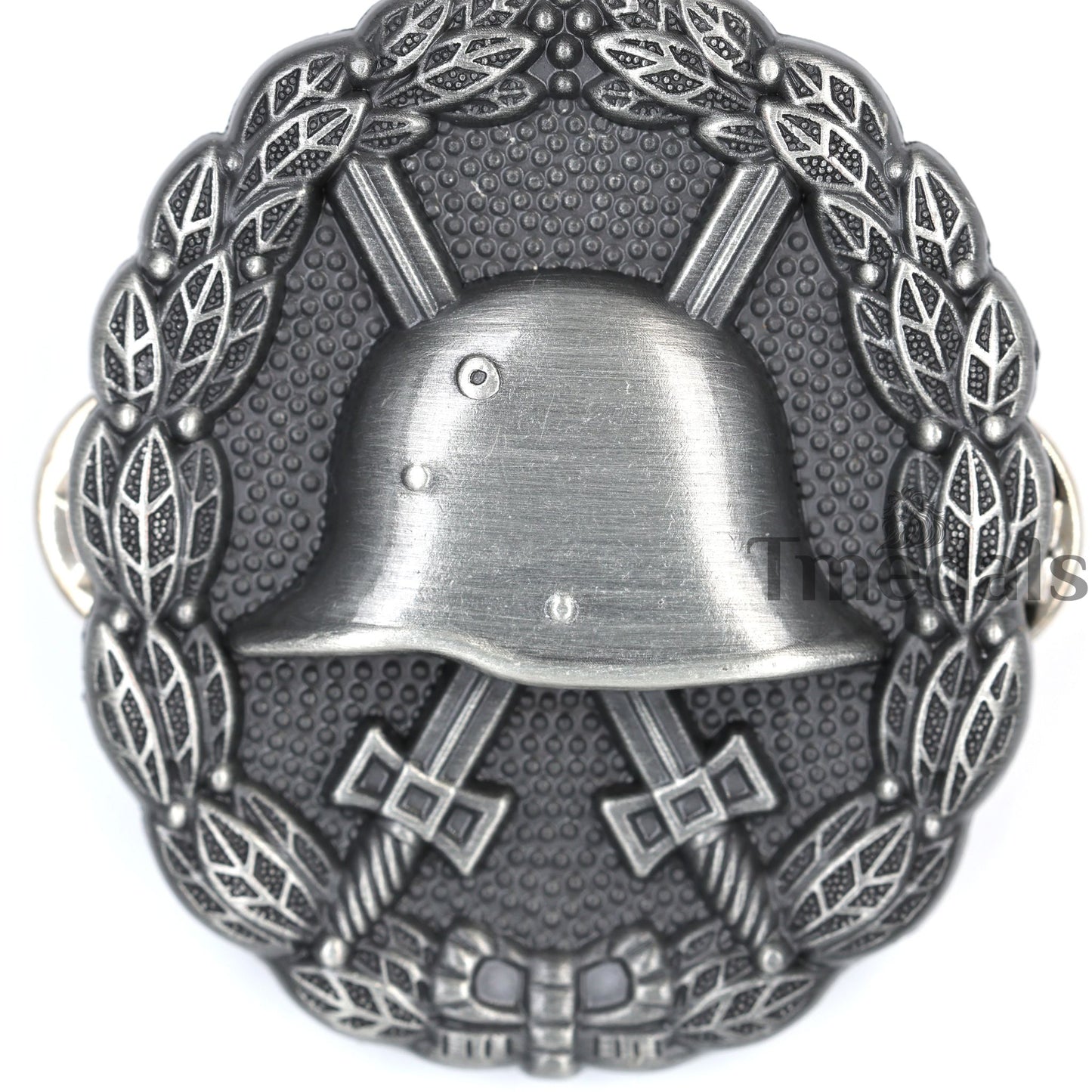 WWI German Wound Badge Silver Grade Reproduction Pinback