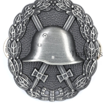 WWI German Wound Badge Silver Grade Reproduction Pinback