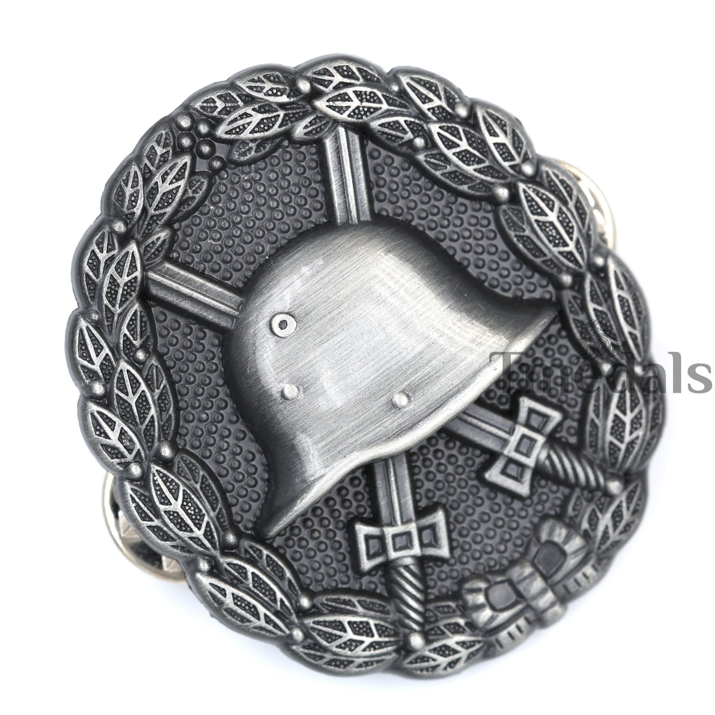 WWI German Wound Badge Silver Grade Reproduction Pinback