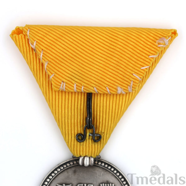 Japan Hosho Medal of Honor Coastal Defense Donation Order Badge 925 Silver Replica