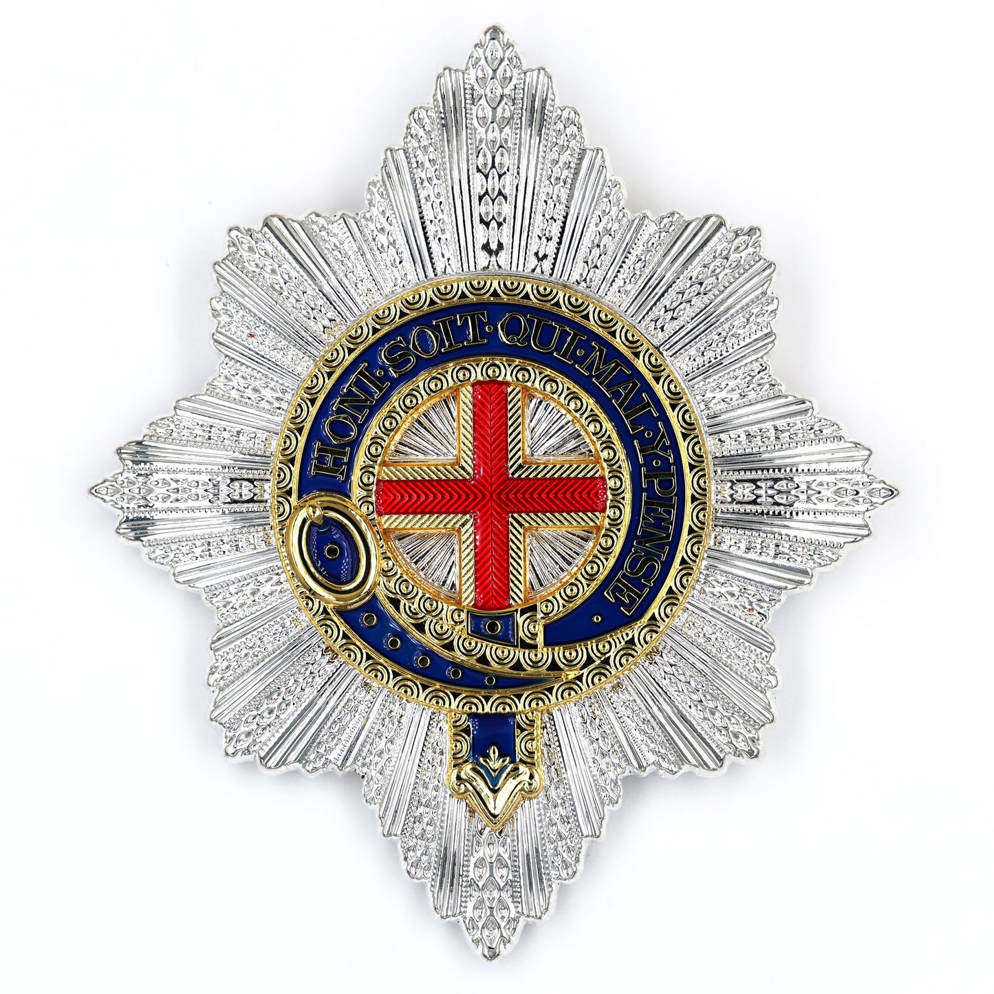 UK Royal Order of the Garter Breast Star Engraved No.21 Limited Replica