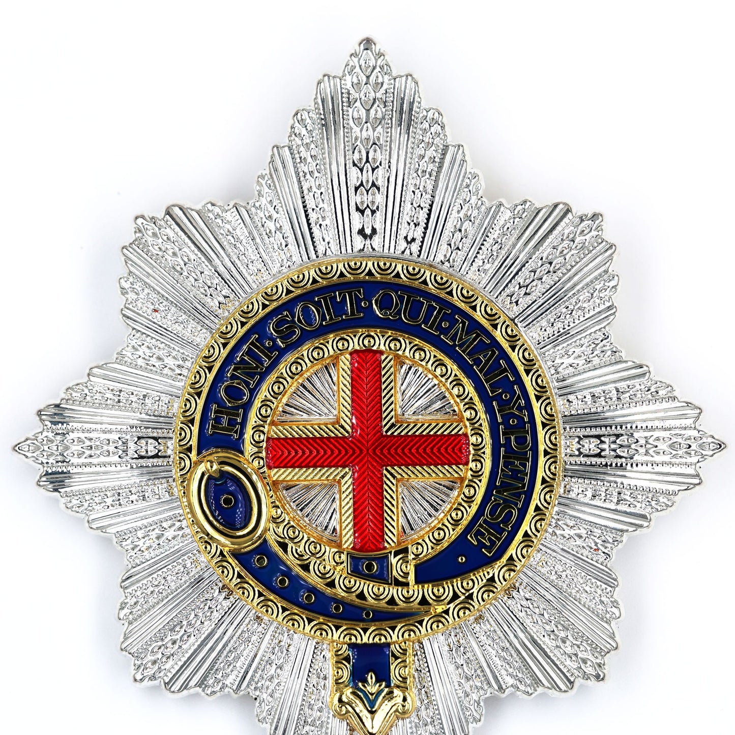 UK Royal Order of the Garter Breast Star Engraved No.21 Limited Replica