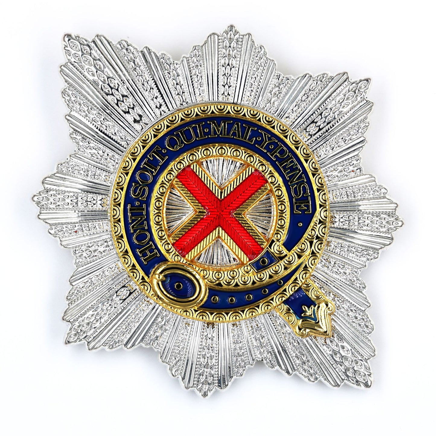 UK Royal Order of the Garter Breast Star Engraved No.21 Limited Replica
