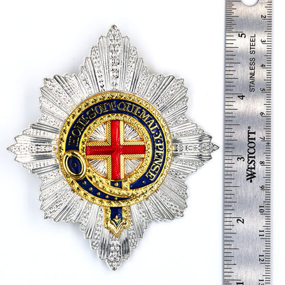 UK Royal Order of the Garter Breast Star Engraved No.21 Limited Replica