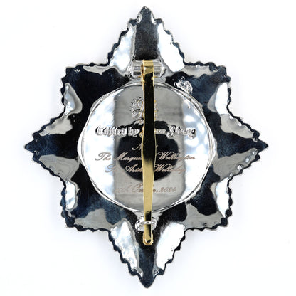 UK Royal Order of the Garter Breast Star Engraved No.21 Limited Replica