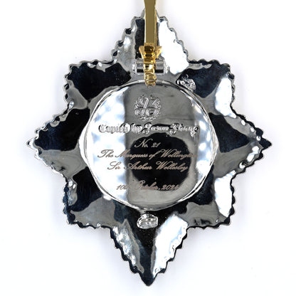 UK Royal Order of the Garter Breast Star Engraved No.21 Limited Replica