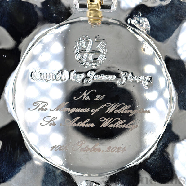 UK Royal Order of the Garter Breast Star Engraved No.21 Limited Replica