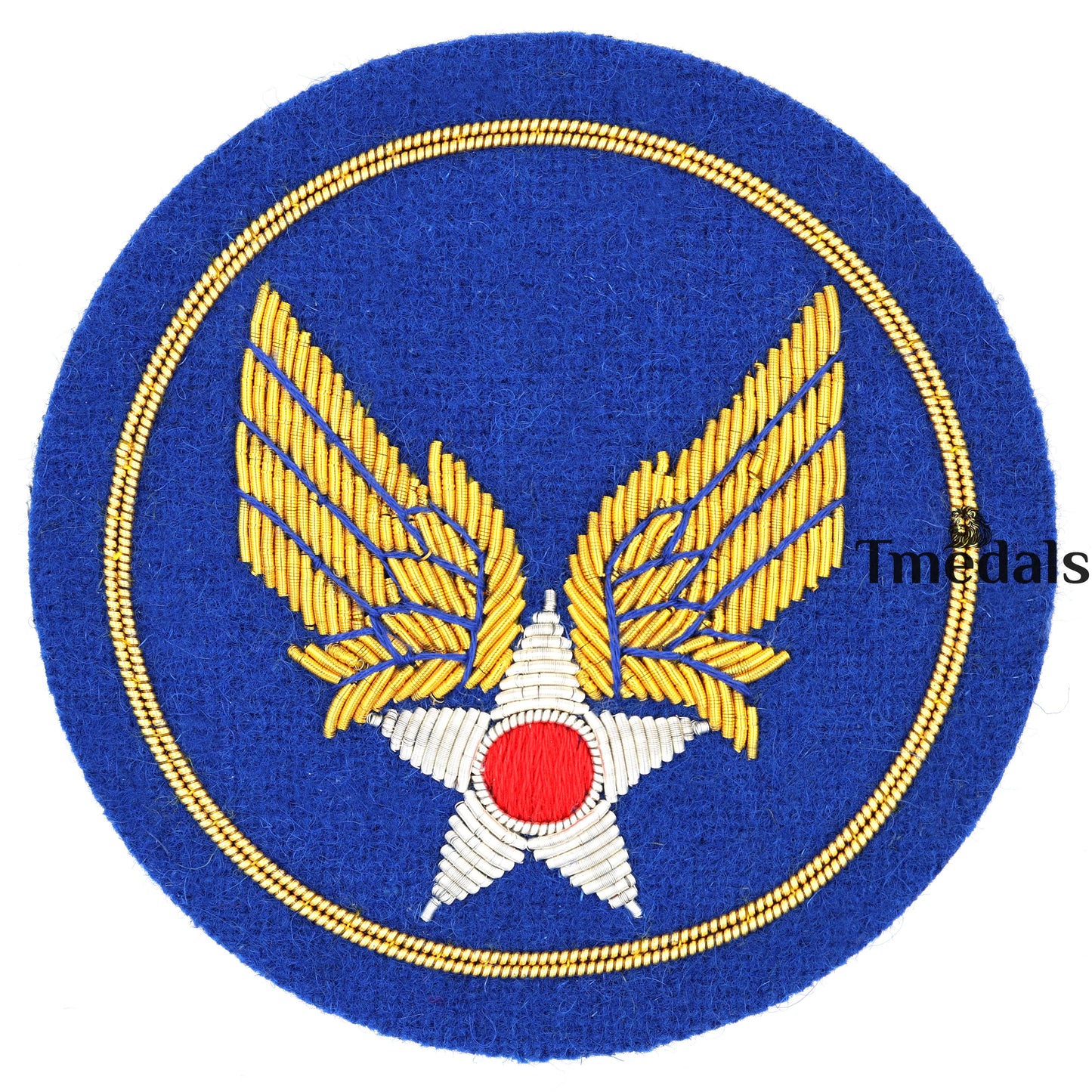 US Army Air Force Corps WW2 BULLION USAF Squadron Shoulder Uniform Patch Replica