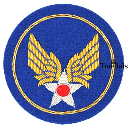 US Army Air Force Corps WW2 BULLION USAF Squadron Shoulder Uniform Patch Replica
