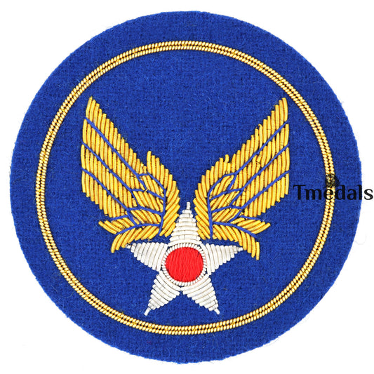 US Army Air Force Corps WW2 BULLION USAF Squadron Shoulder Uniform Patch Replica