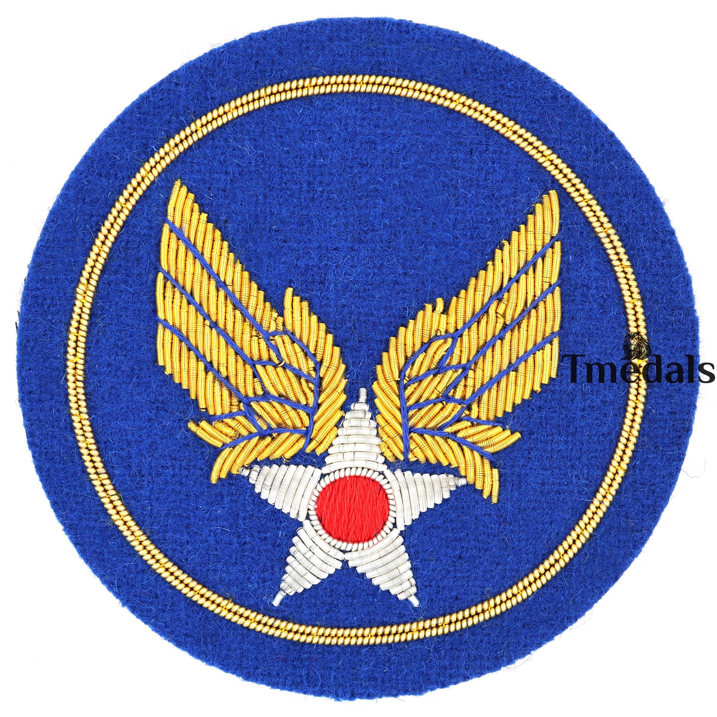 US Army Air Force Corps WW2 BULLION USAF Squadron Shoulder Uniform Patch Replica