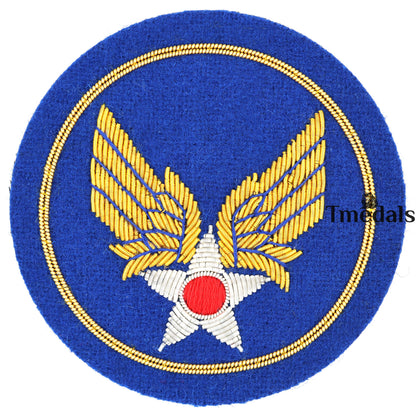 US Army Air Force Corps WW2 BULLION USAF Squadron Shoulder Uniform Patch Replica