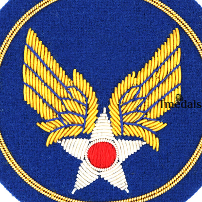 US Army Air Force Corps WW2 BULLION USAF Squadron Shoulder Uniform Patch Replica
