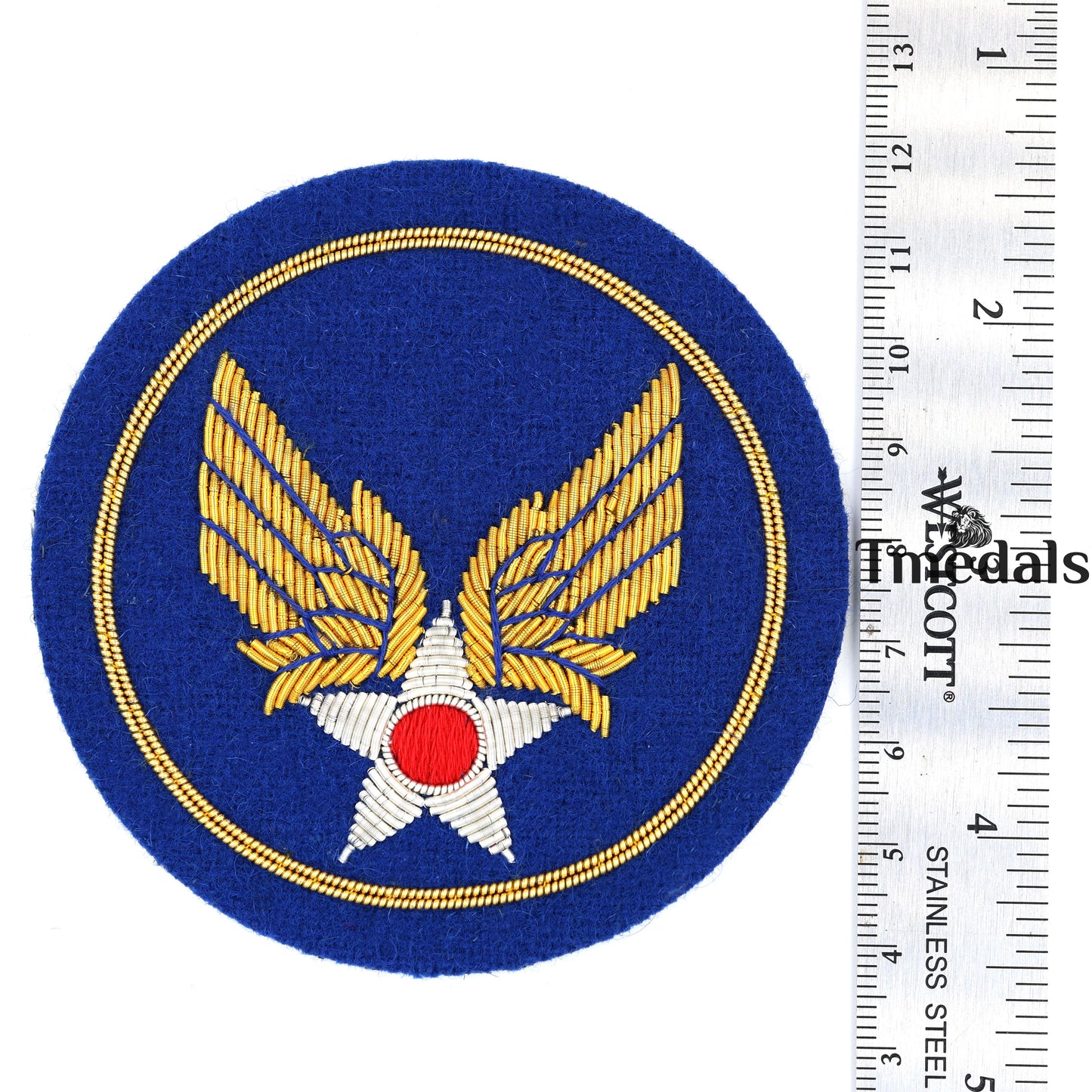 US Army Air Force Corps WW2 BULLION USAF Squadron Shoulder Uniform Patch Replica