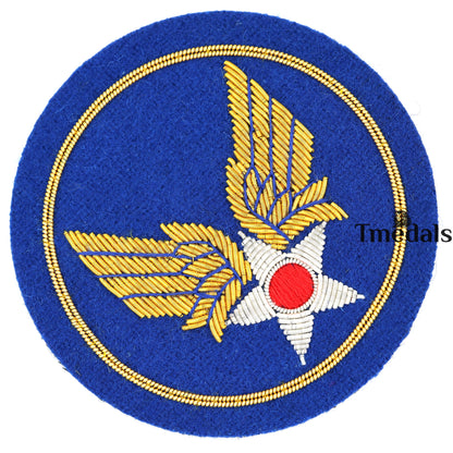 US Army Air Force Corps WW2 BULLION USAF Squadron Shoulder Uniform Patch Replica