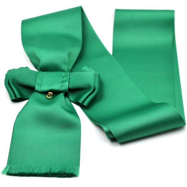 UK British Order of the Thistle Royal Green Sash (Ribbon) Replica — SASH ONLY