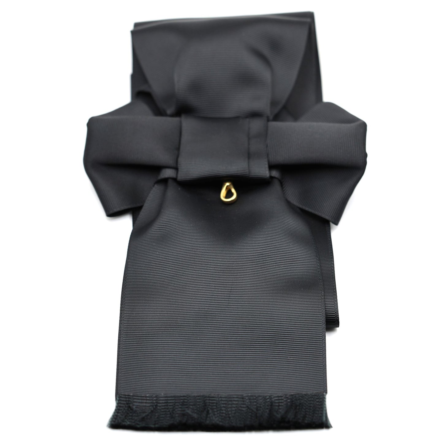 UK Order of St John Black Sash Only Ceremonial Sash Bow Style Replica