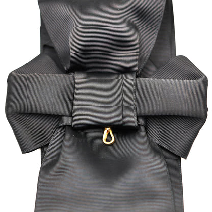 UK Order of St John Black Sash Only Ceremonial Sash Bow Style Replica