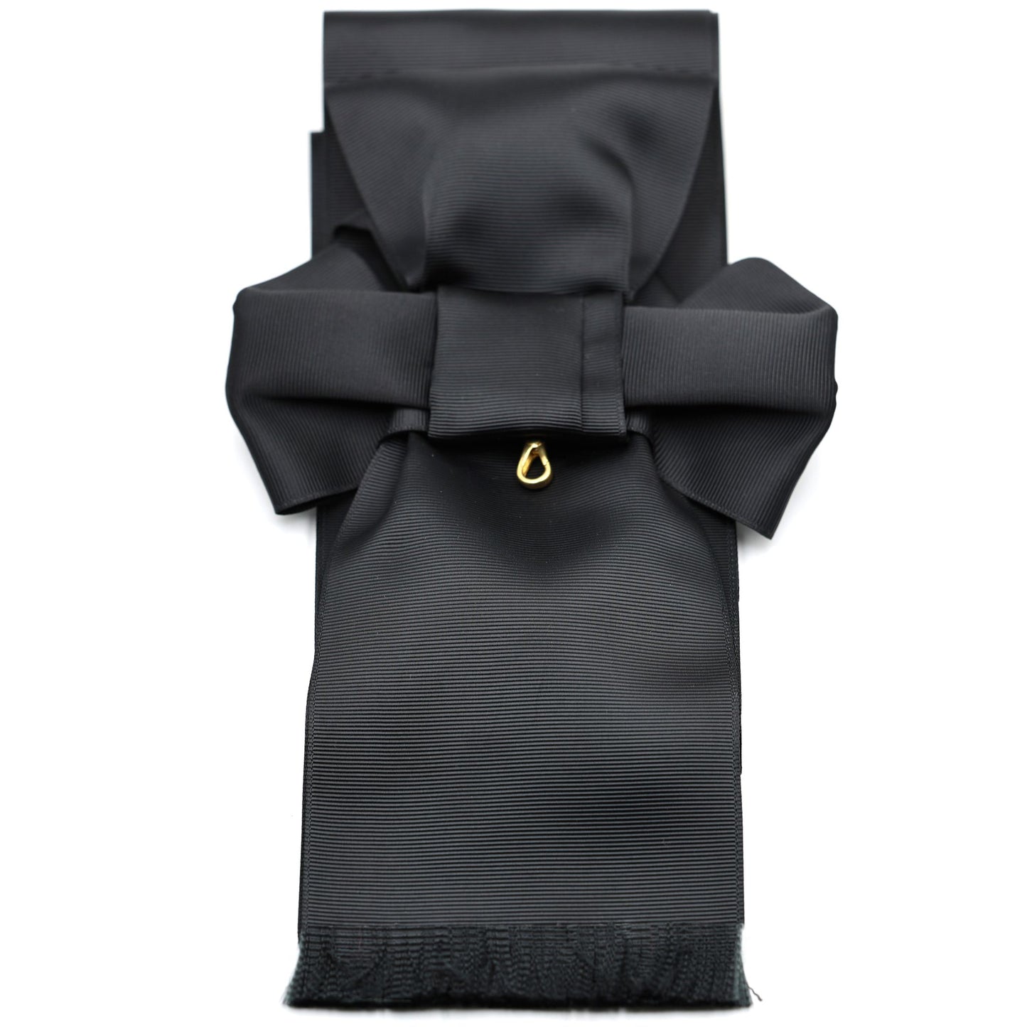 UK Order of St John Black Sash Only Ceremonial Sash Bow Style Replica
