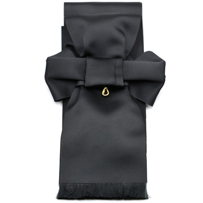 UK Order of St John Black Sash Only Ceremonial Sash Bow Style Replica