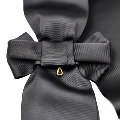 UK Order of St John Black Sash Only Ceremonial Sash Bow Style Replica