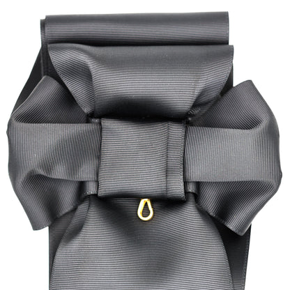 UK Order of St John Black Sash Only Ceremonial Sash Bow Style Replica