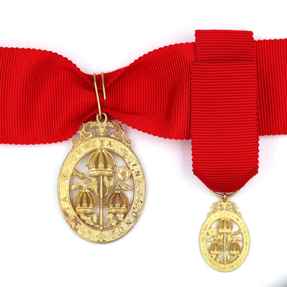 UK The Most Honourable Order of the Bath Civil Division Neck Ribbon Set Replica + Mini Medal