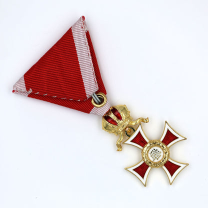 Austria Imperial Order of Leopold Knight Cross Civilian Type Badge Replica