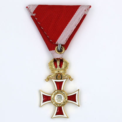 Austria Imperial Order of Leopold Knight Cross Civilian Type Badge Replica