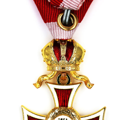 Austria Imperial Order of Leopold Knight Cross Civilian Type Badge Replica