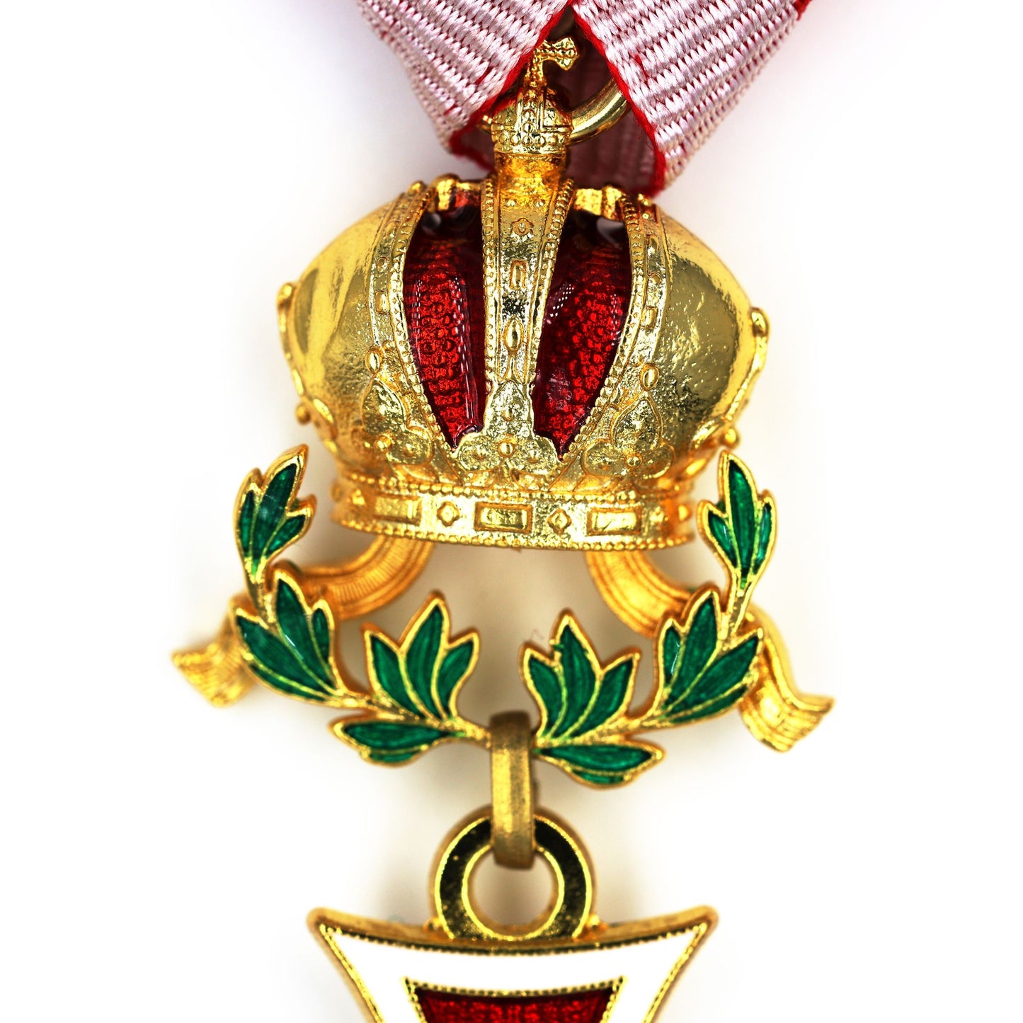 Austria Imperial Order of Leopold Knight Cross w/ War Decoration Ribbon Replica